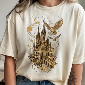 Wizard school  T-Shirt ,Magical Book Tee