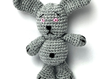 Crochet Bunny Rabbit Toy Handmade Amigurumi Baby Gift Plush