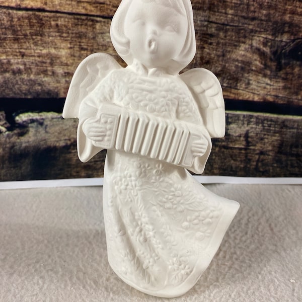 Ceramic Angel Ready to Paint Etsy