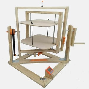 Pro-tocast Handbuch Rotocaster mit 12 "Platten - Für Resin Casting & Prop Herstellung