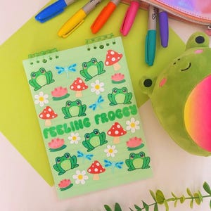 Feeling Froggy - A5 Lined Notebook