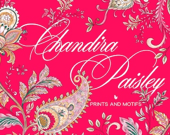 Chandira Paisley | Impressões desenhadas à mão