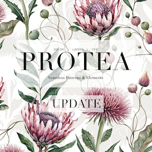 May include: A set of three ceramic mugs with a speckled, cream-colored glaze. Each mug features a different hand-painted design: a blue and green leaf, a yellow and orange flower, and a red berry sprig. The mugs have a simple, rounded shape.