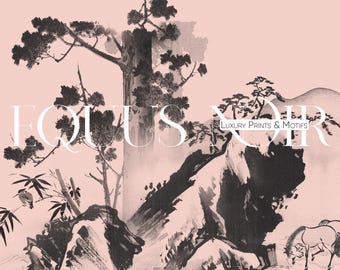 Estampas de luxo em lavagem de tinta SS2026: Padrões de superfície e papéis de parede.