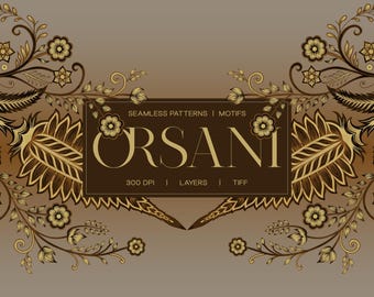 Orsani Traditional Prints And Motifs Surface Pattern Design (Digital Download)