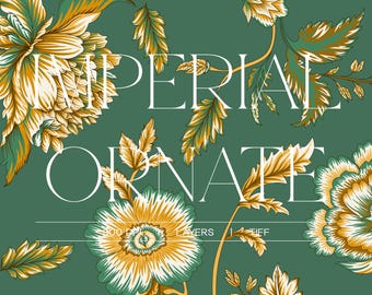 Imperial Ornate Luxury Prints Hand Drawn Traditional Pattern (Digital Download)