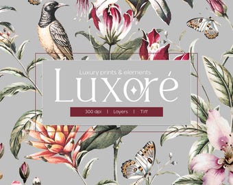 Luxoré | Luxury Prints And Motifs, Surface Pattern Floral Designs