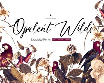 Opulent Wilds | Padrões Vintage Exquisitos e Sem Costura