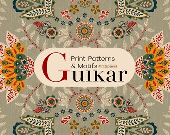 Gulkar | Estampas Tradicionais Sem Costura 2026 (Download Digital)
