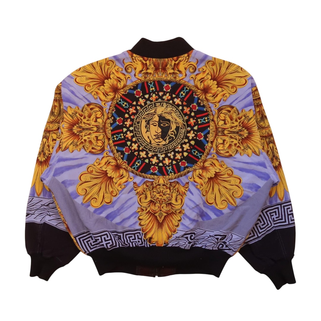 1960s Versace Baroque Reversible Bomber Jacket Very Rare & Limited - Etsy
