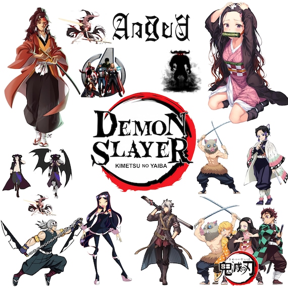 15+ Demon Slayer Graphic Designs Bundle | Anime Art Demon Slayer