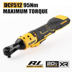 20V bürstenloser rechtwinkliger Ratschenschlüssel | Hoher Anzugsmoment 95Nm 2500RPM | Auto-Reparatur-Kompakt-Werkzeug