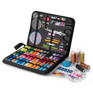 Beginner Sewing Kit: Portable DIY Embroidery Set with Thread & Tools