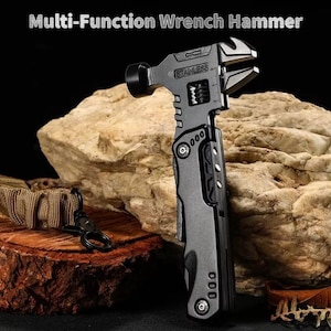Multifunctional Survival Multi-Tool Hammer Knife Pliers for Camping & Outdoor Use