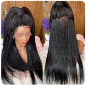 braided wig, women braided wig, micro braided wig, full lace wig,black women braided wig, micro million braided wig, african braided wig