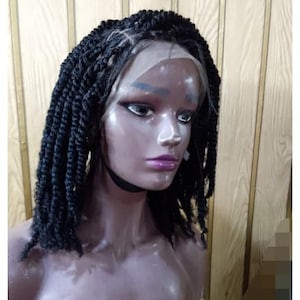 braided wig, womens braided wig,kinky twists braids,passion twists, twisted locs, faux locs, butterfly locs, dread locs,black womens braids,