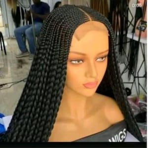 braided wig, womens braided wig, african braided wig, closure lace  wig, custom made wig, black women braided wig, watermelon braided wig