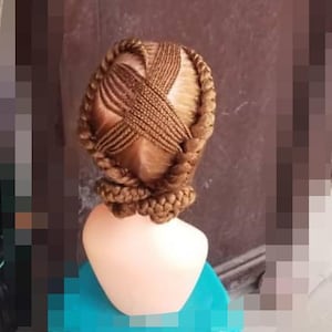 Peluca trenzada, peluca trenzada para mujer, peluca trenzada personalizada, peluca trenzada hecha a mano, peluca trenzada negra para mujer, peluca de encaje completo, peluca de trenzas africanas.