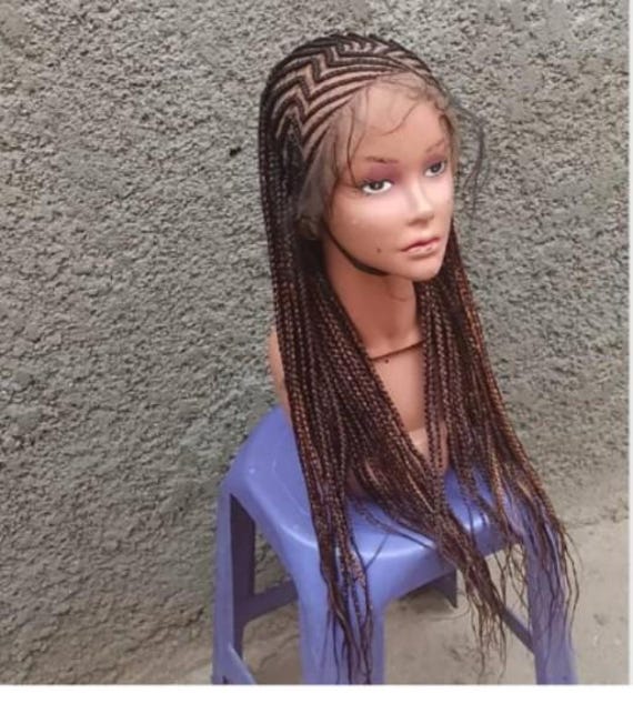 Braided Wig, Womens Braided Wig,custom Braided Wig, Handmade  display picture 1