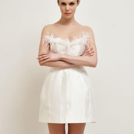 beatrice mini dress ivory Shop the Aveta Mini Dress - Ivory main image 0