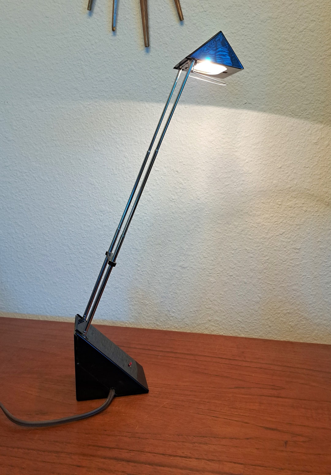 Vintage Elite T1502 Telescoping Desk Lamp Adjustable Height Etsy