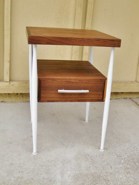 Mid Century Vista Of California End Table Vintage Nightstand Etsy