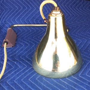 Mid Century Wall Mount Lamp - Vintage Bedside Reading Nook Light