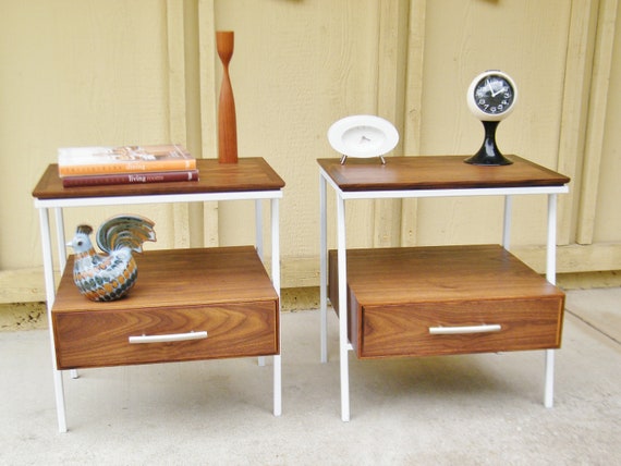 Vista Of California Nightstands Mid Century End Tables Etsy