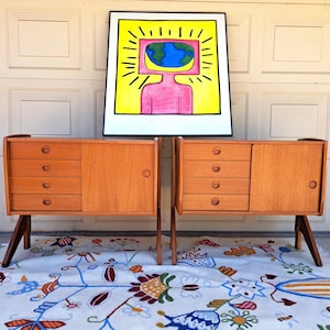 Ergo Teak Cabinets - Mid Century Teak Nightstands
