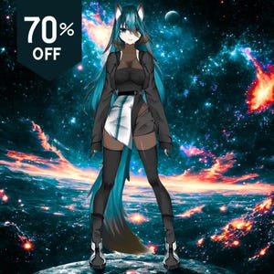 Premade Anime PFP, Aesthetic Premade PFP For Streamer, Avatar For Twitch/Discord, Profile Picture, PNGTuber pfp, Chibi Art, Female Model PFP
