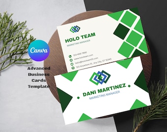 Business Card Template, Editable Canva Card, Printable Business Card, Business Card Design, Modern Card Template