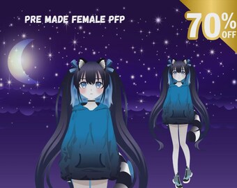 Chibi PFP Art: Premade Icon for Twitch, Discord, and Streamers (Digital Download)