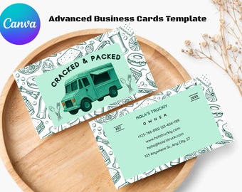 Premium Business Card Template, Editable Canva Card, Printable Business Card, Business Card Design, Modern Card Template