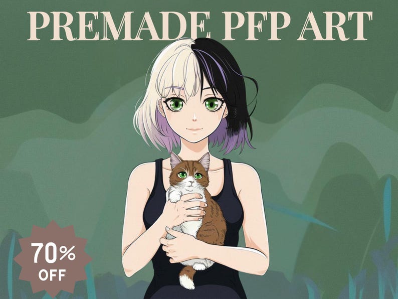 Top Model Pfp Premade PFP Chibi Art Model, Cute Chibi Art PFP, PFP for Twitch/discord ...