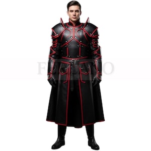 Leather warrior costume–Medieval Cosplay Costumes-Armor Leather costume-Cosplay Armor sets-Leather Armor-Leather costumes men&#39;s-Gift for him