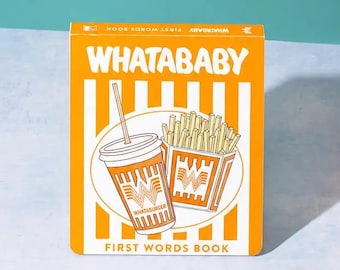 Whataburger Board Book: Interactive First Words & Numbers (gifts for babies, baby shower gift)