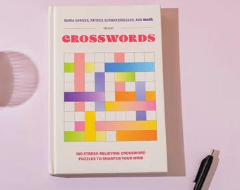 100 Stress-Relieving Crossword Puzzles, Mind Sharpening Book
