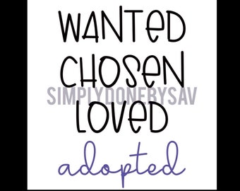 Adoption Svg Etsy
