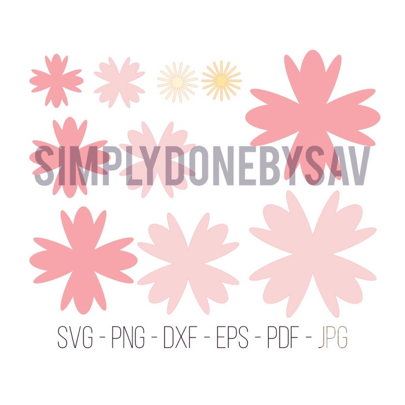 Download 3D Layered Daisy Flower Cut File 3D Layered Flower SVG | Etsy