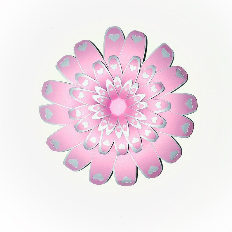 Download 3D Layered Daisy Flower Cut File 3D Layered Flower SVG | Etsy