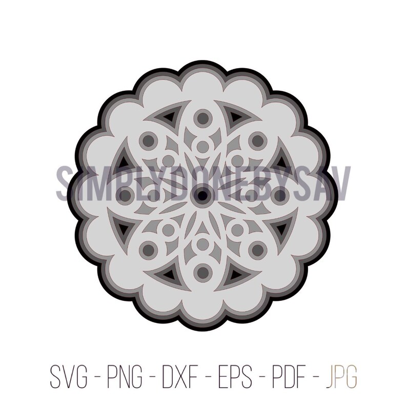 Free Free 321 Layered Paper Mandala SVG PNG EPS DXF File