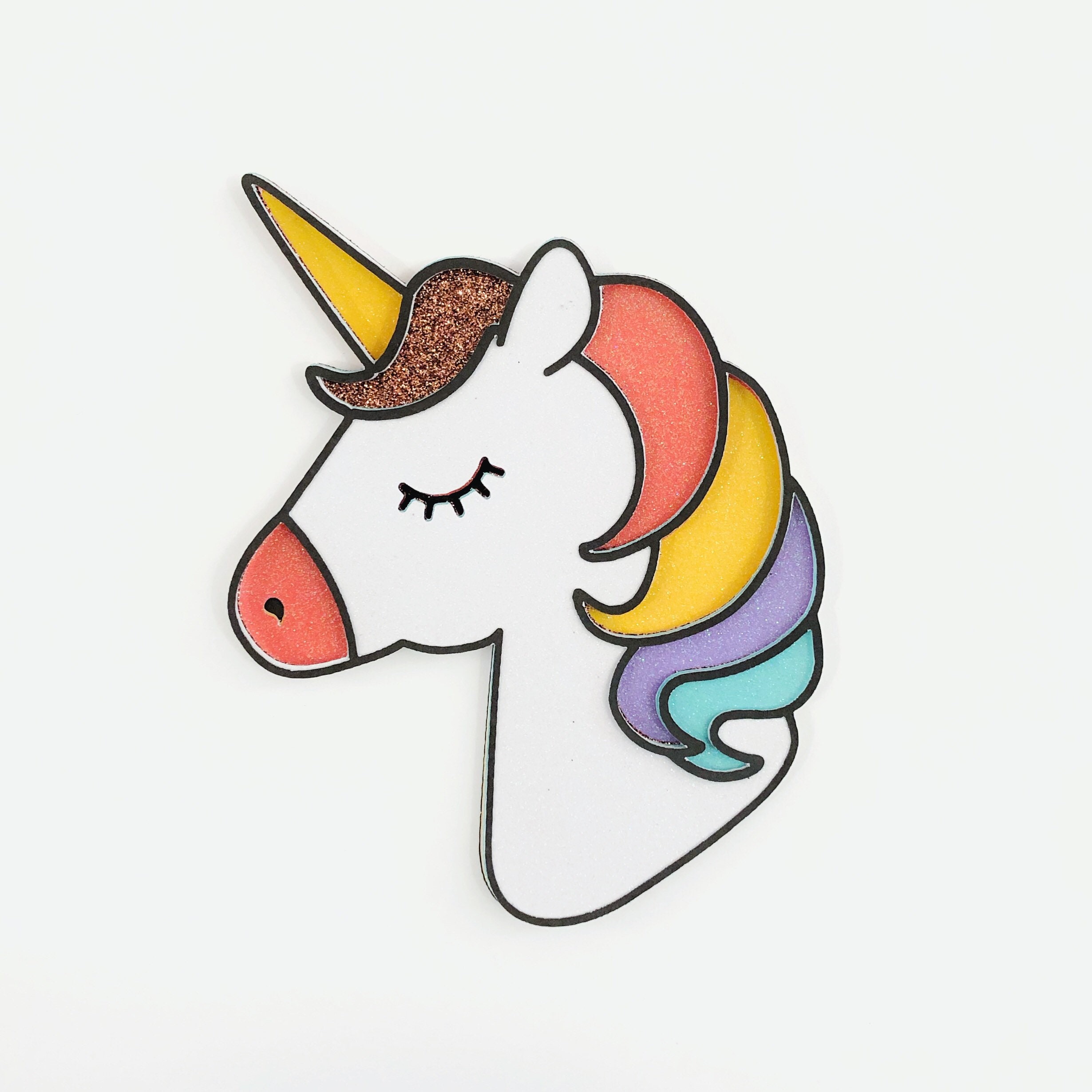 Download 3d Layered Unicorn Cut File Svg