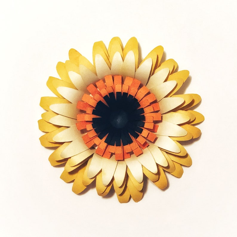 Download 3D Layered Gerbera Daisy Flower Cut File 3D Layered Flower ...