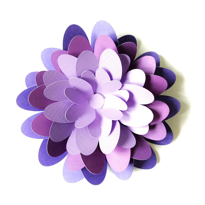 3D Layered Flower Cut File 3D Layered Flower SVG Paper | Etsy