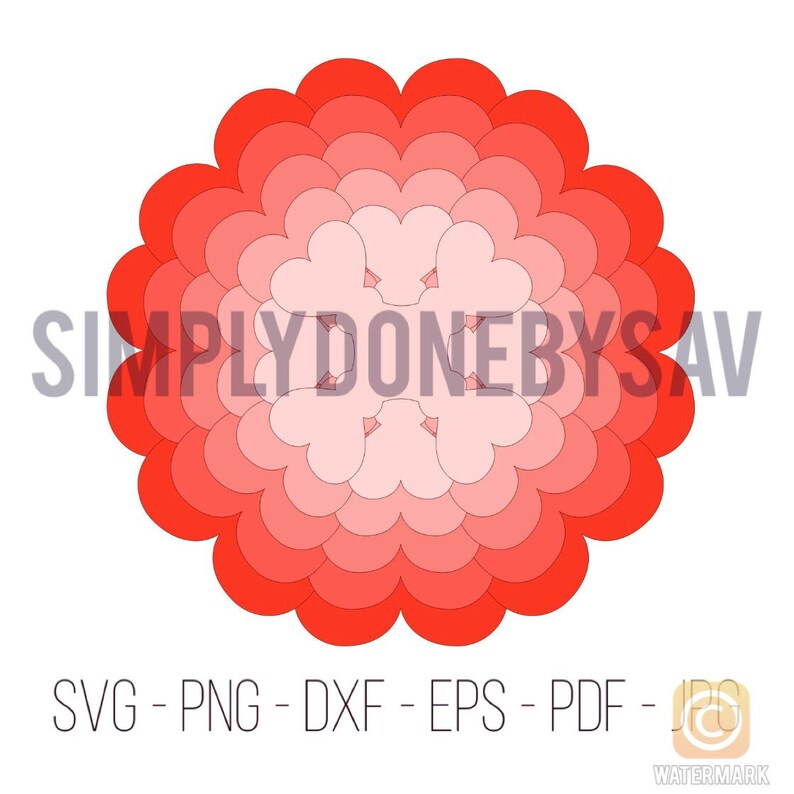 Free Free Layered Rose Svg 46 SVG PNG EPS DXF File