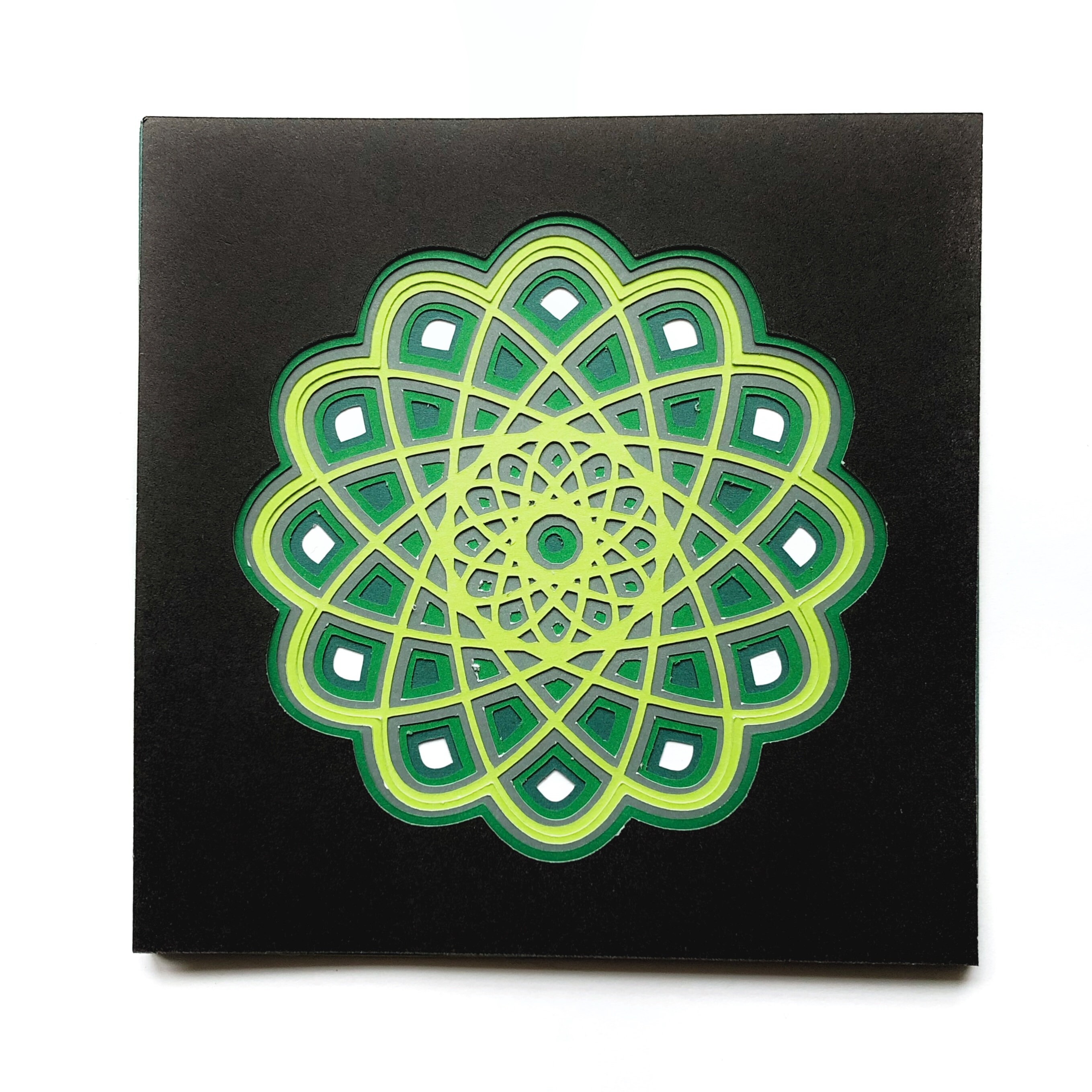3d Layered Mandala Cut File 3d Layered Mandala Svg Paper Etsy