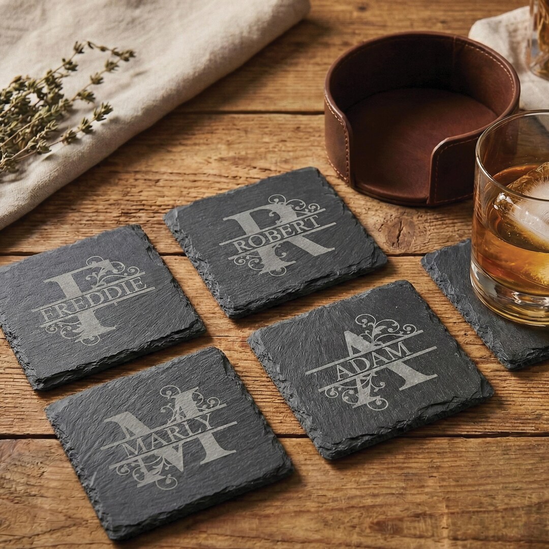 Work Coasters Custom Name Coaster | Corporate Gifts & Work Leaving Gift ...