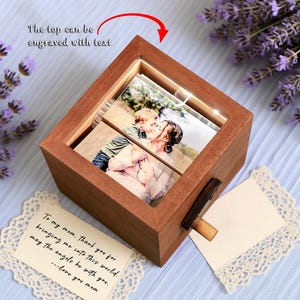 Custom Flip Book Frame Animation Machine, Mechanical Hand Motion Photo Album, Photo Flip Book Frame, Flipbook Gift Idea,Gift for mom-her-man