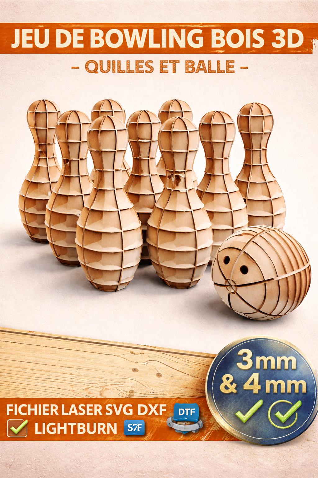 Wooden bowling pins - Etsy 日本