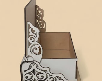 Book Boxes - Decorative Laser Cut Gift Box (3mm/4mm) - SVG DXF Files Bundle
